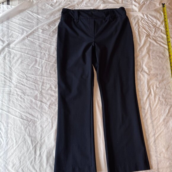 Rekucci Navy Bootcut Dress Pants Tummy Control Size 16 EUC - Picture 1 of 10